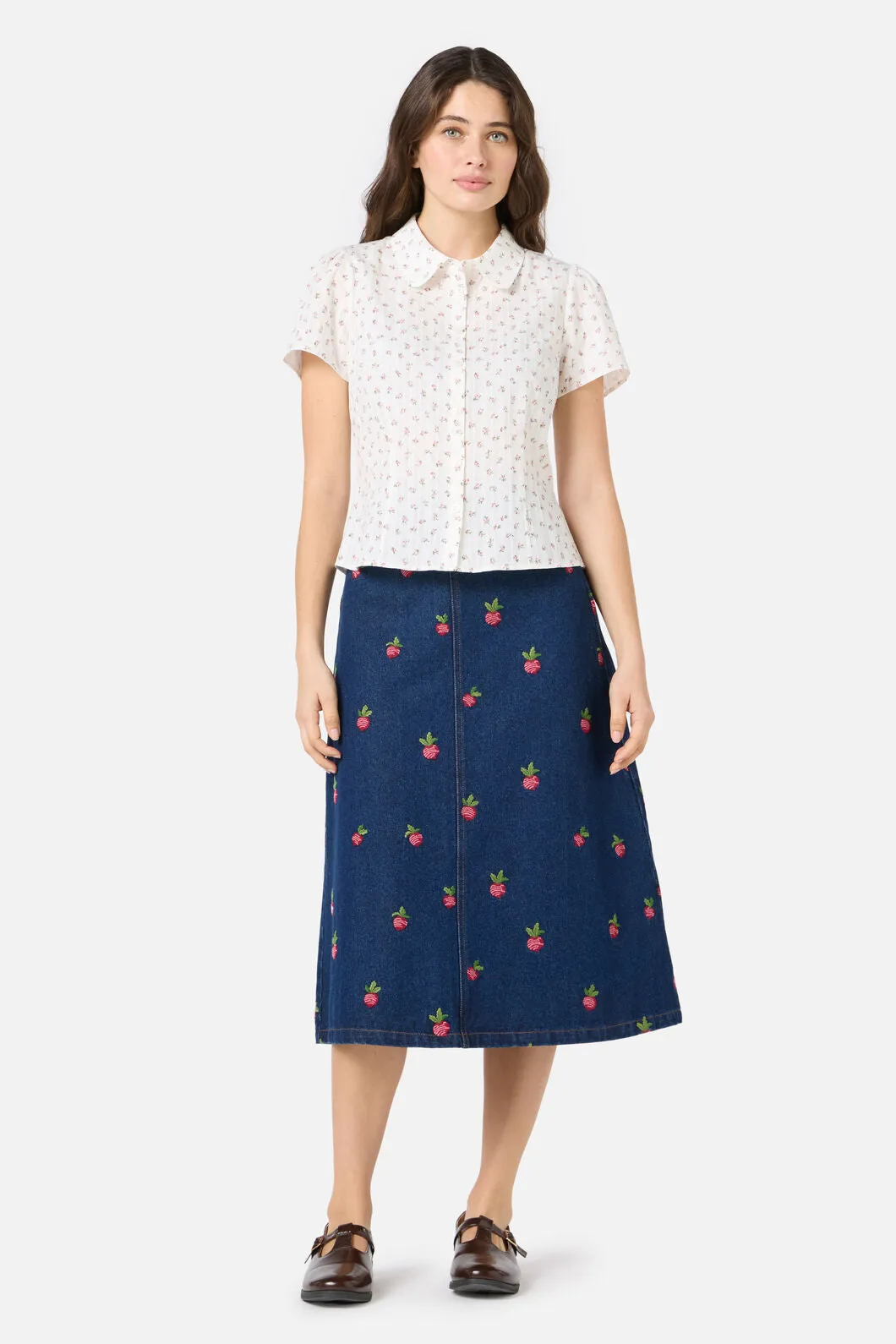 Spring Ditsy Cotton Blouse sold by Princess Highway product image thumbnail 3