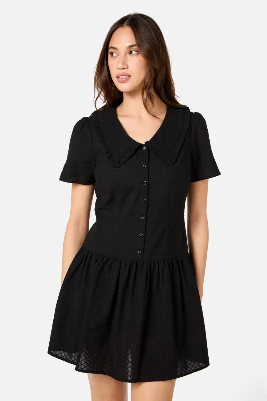 Andrea Drop Waist Mini Dress sold by Princess Highway