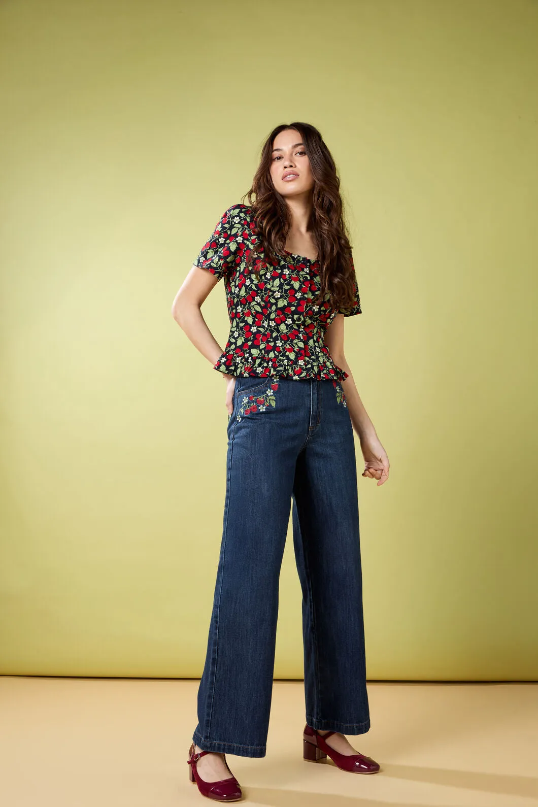 Raspberry Short Sleeve Top sold by Princess Highway product image thumbnail 5