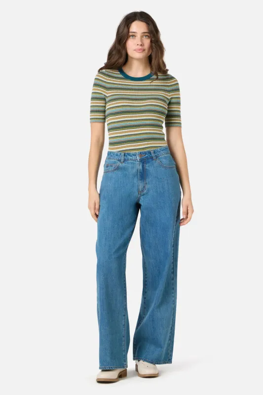 Ivy Mid Rise Striaght Leg Jean sold by Princess Highway