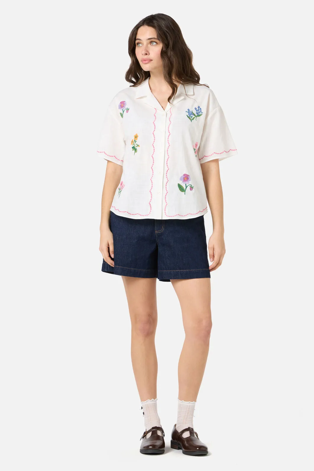 Flower Patch Emb Shirt sold by Princess Highway product image thumbnail 2