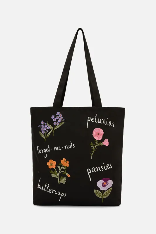Garden Embroidery Tote sold by Princess Highway