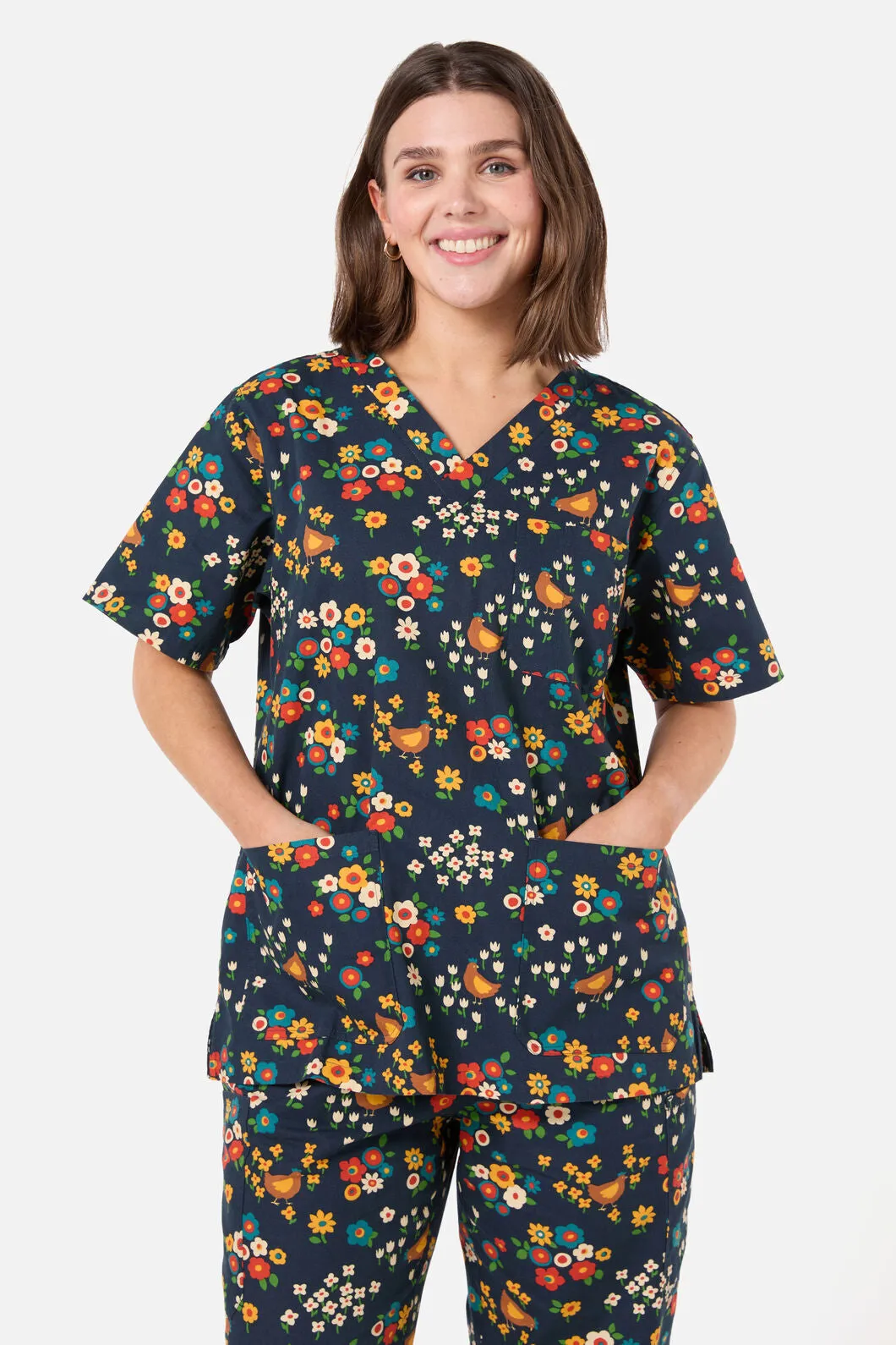 Cute Chickens Scrub Set sold by Princess Highway product image thumbnail 2