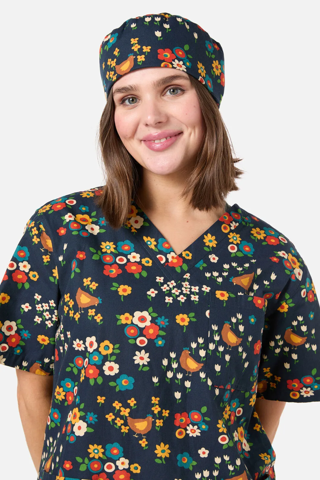 Cute Chickens Scrub Hat sold by Princess Highway
