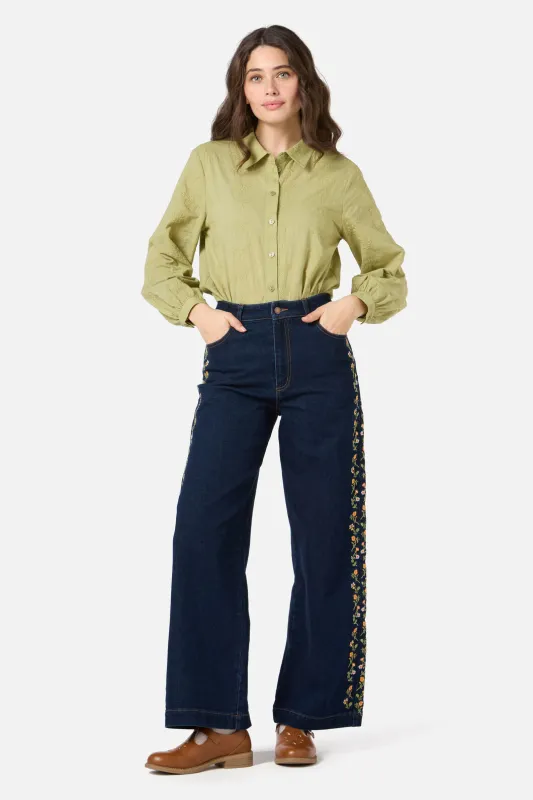 Alyssa Embroidered Jeans sold by Princess Highway