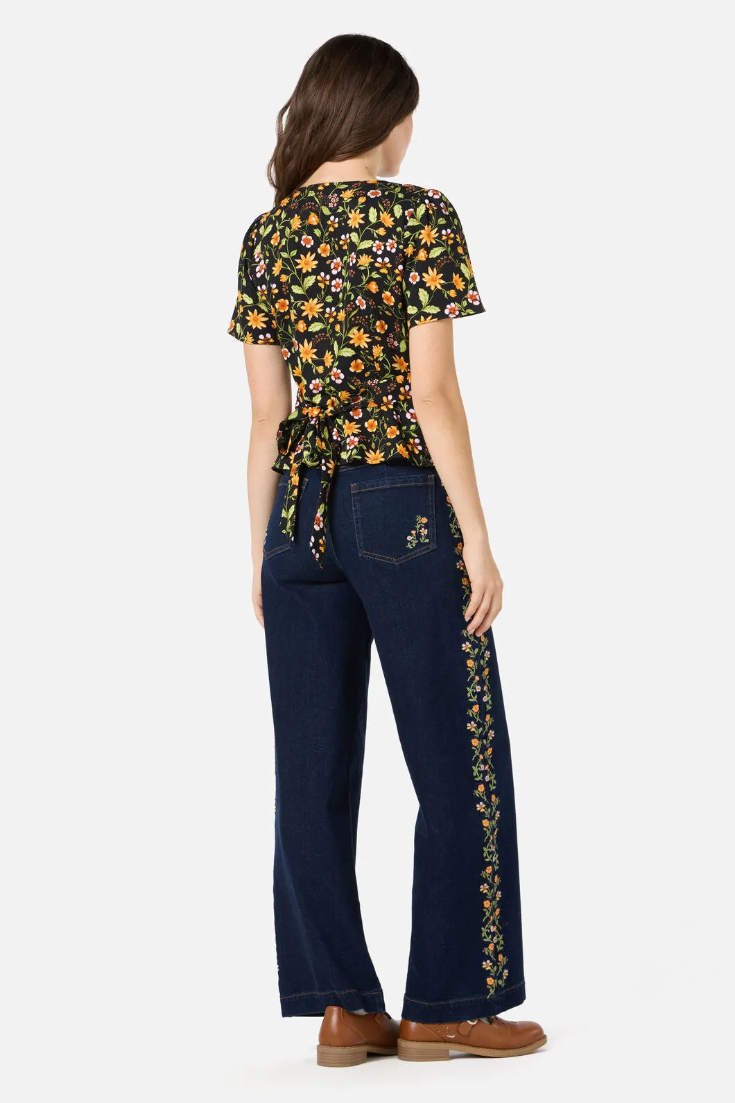 Alyssa Floral Peplum Top sold by Princess Highway product image thumbnail 4