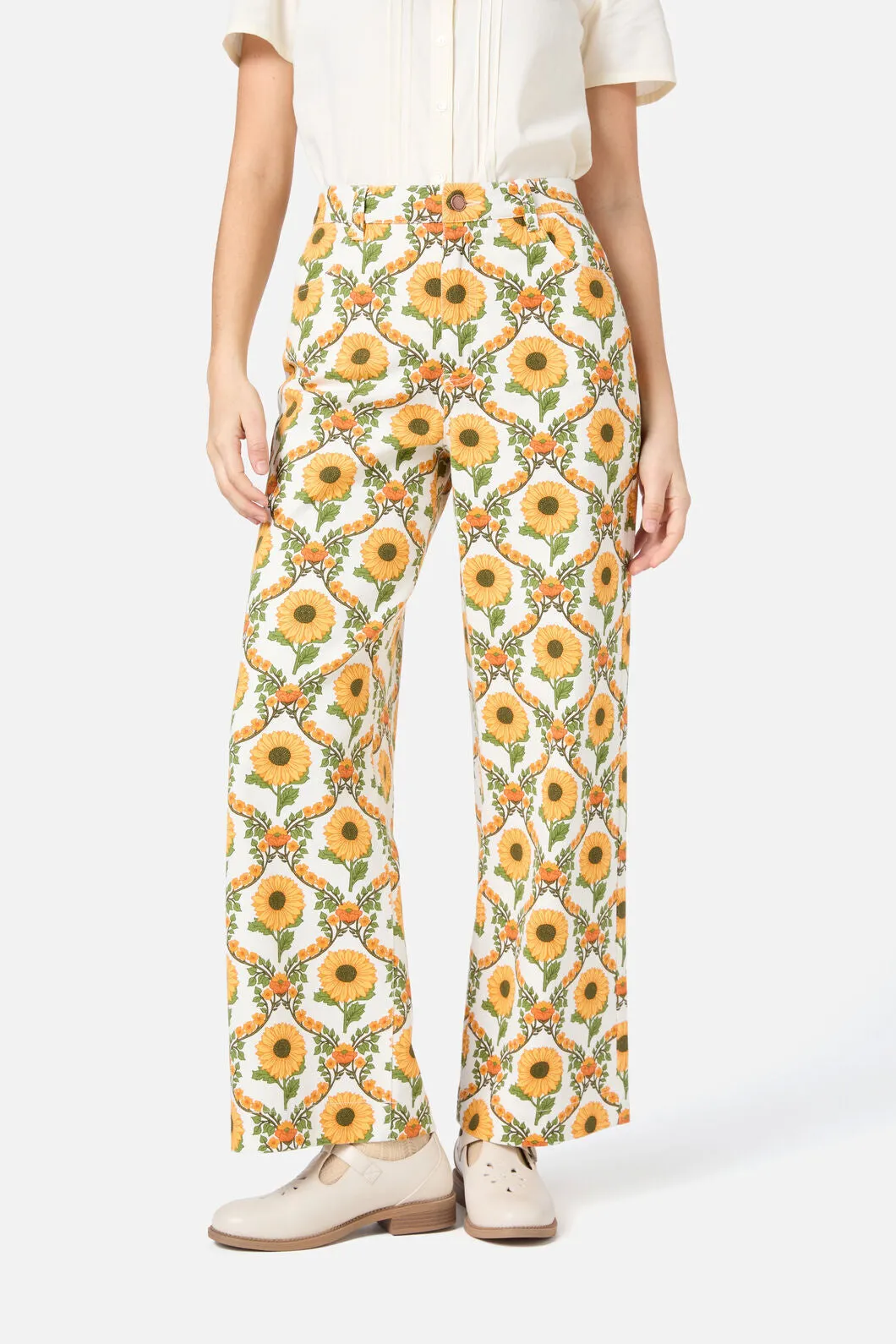 Sunflower Printed Jean sold by Princess Highway product image thumbnail 2