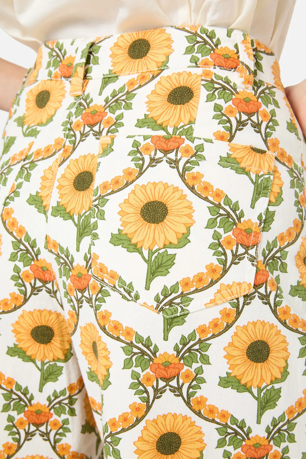 Sunflower Printed Jean sold by Princess Highway product image thumbnail 5