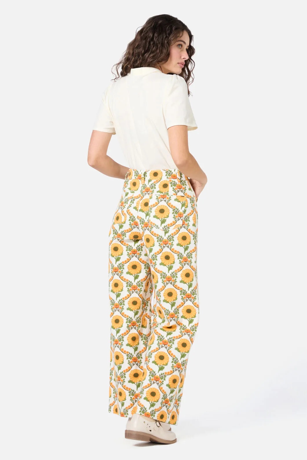 Sunflower Printed Jean sold by Princess Highway product image thumbnail 4