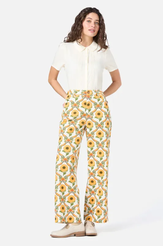 Sunflower Printed Jean sold by Princess Highway