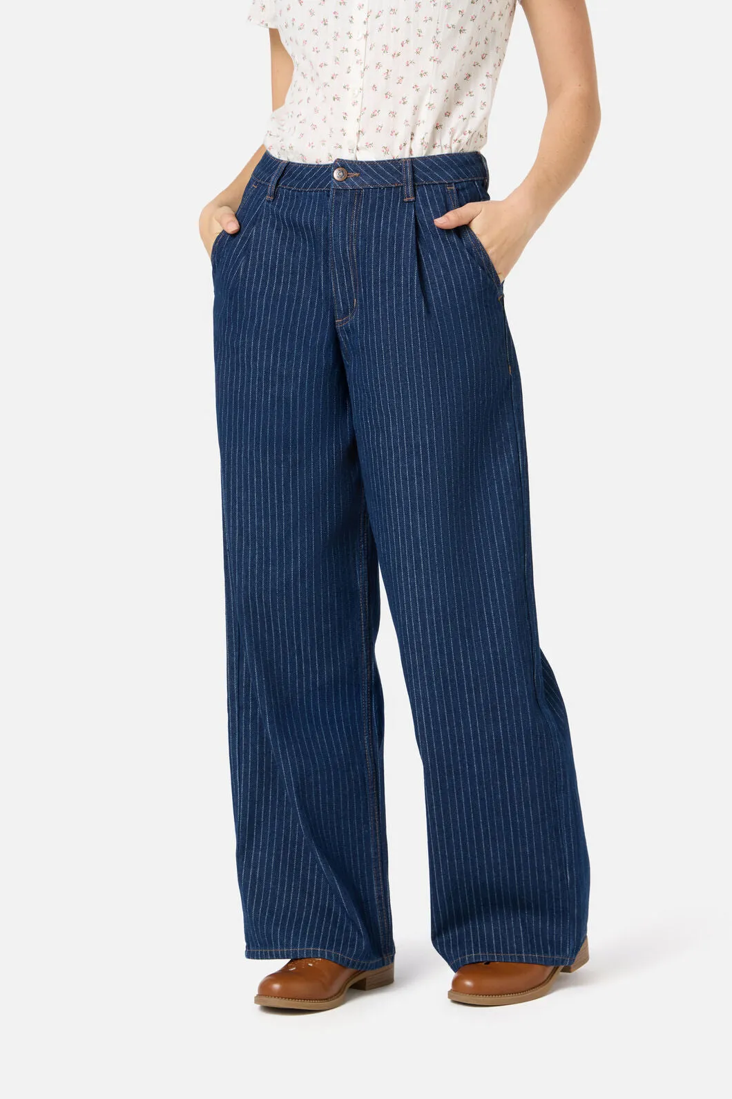 Pinstripe Relaxed Jean sold by Princess Highway product image thumbnail 3
