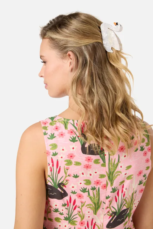 White Swan Claw Clip sold by Princess Highway