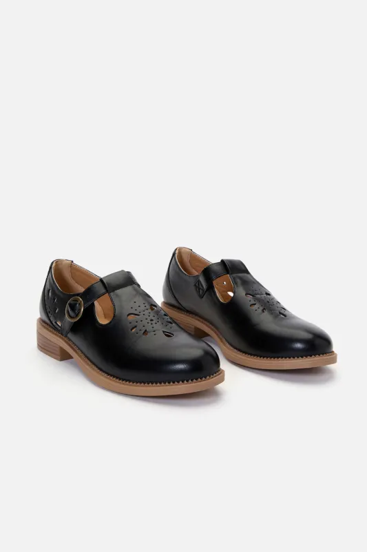 Black Cut Out Shoe sold by Princess Highway