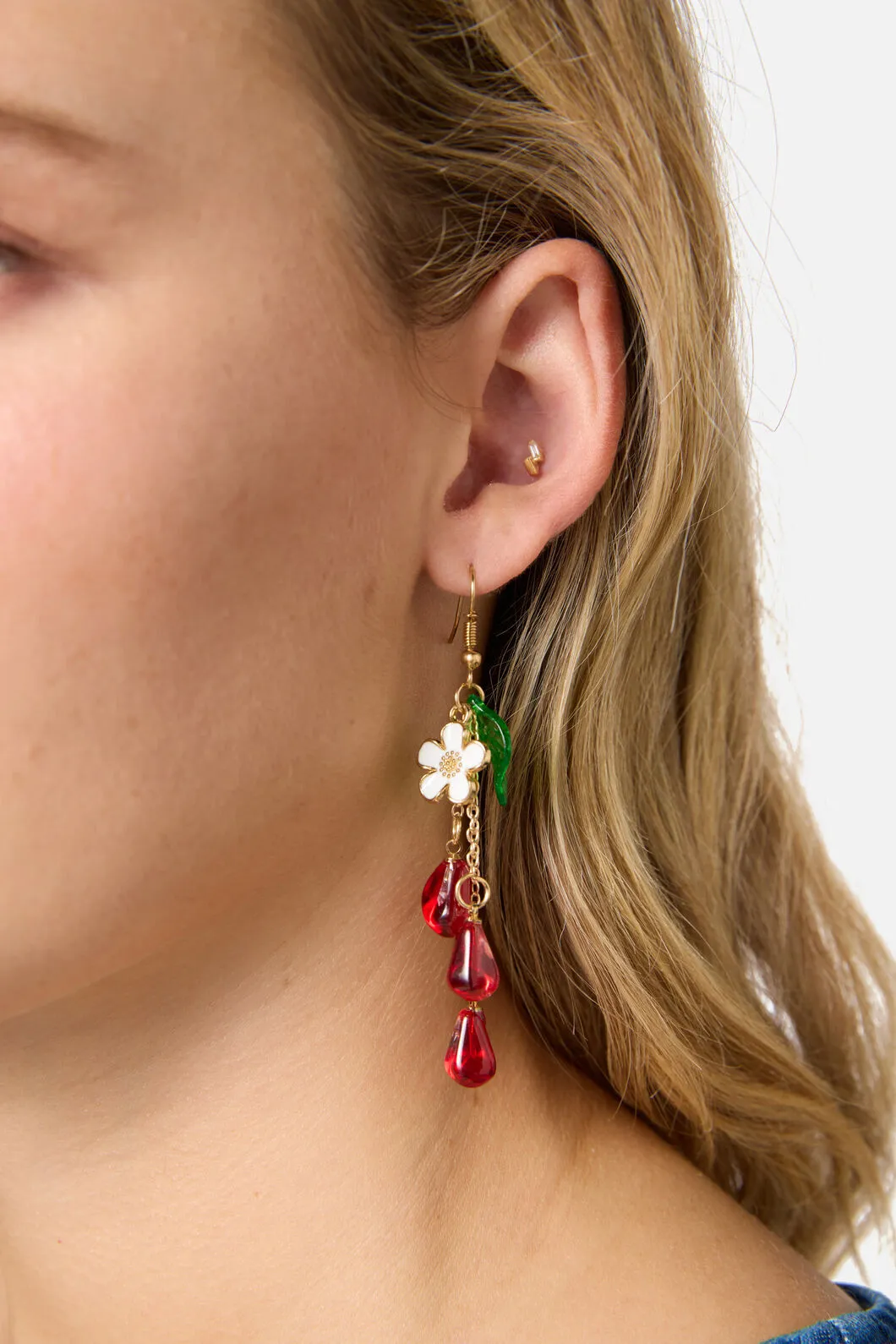 Pomegranate Seed & Daisy Earrings sold by Princess Highway product image thumbnail 2