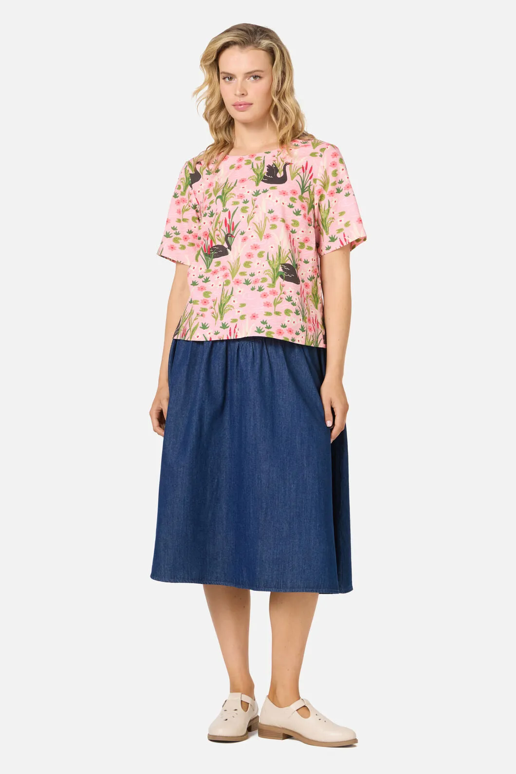 Pretty Swan Short Sleeve Top sold by Princess Highway product image thumbnail 2