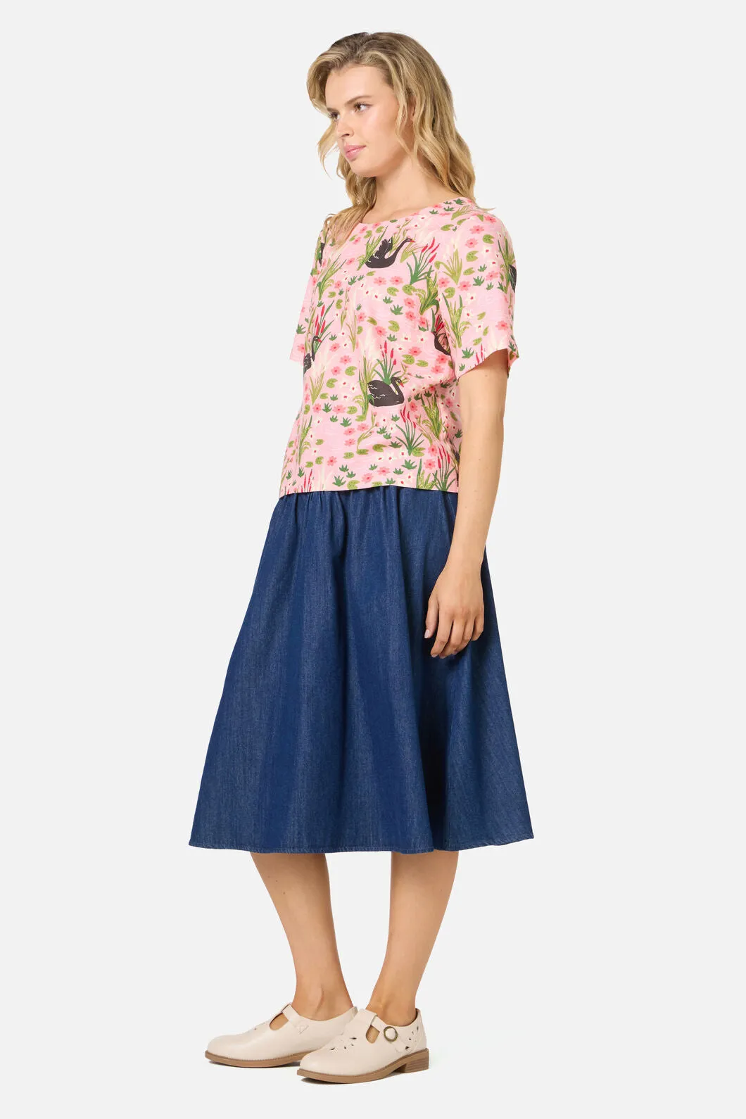 Pretty Swan Short Sleeve Top sold by Princess Highway product image thumbnail 3