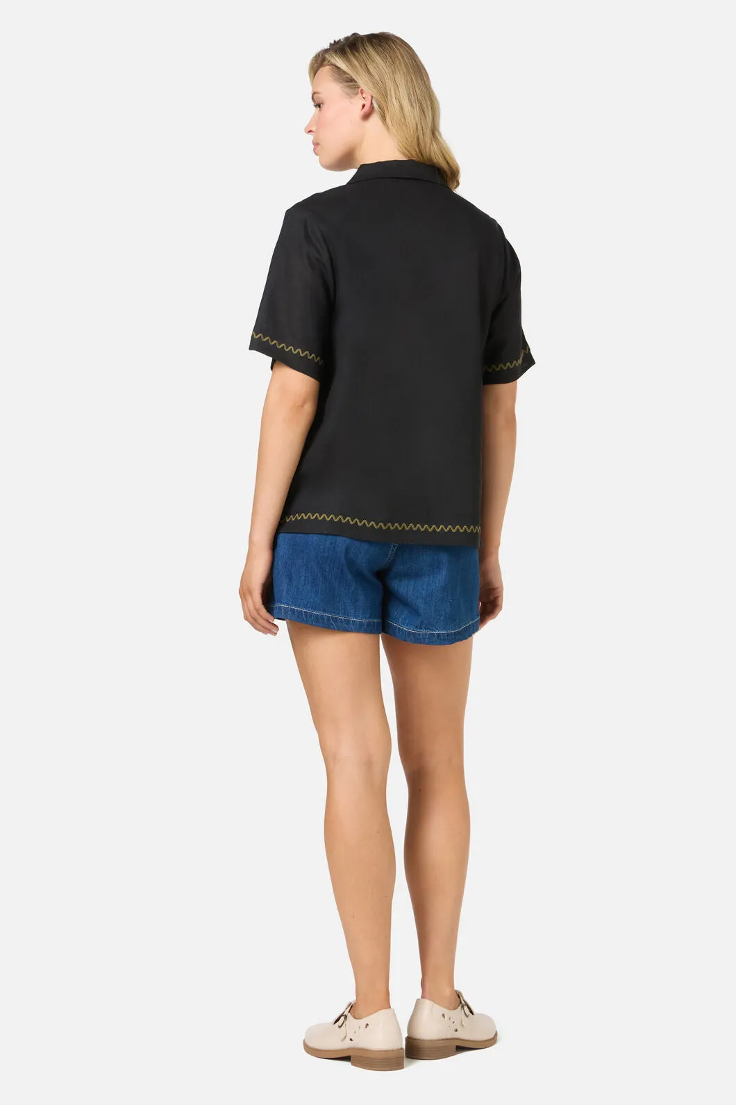 Astrid Rose Embroidered Shirt sold by Princess Highway product image thumbnail 4