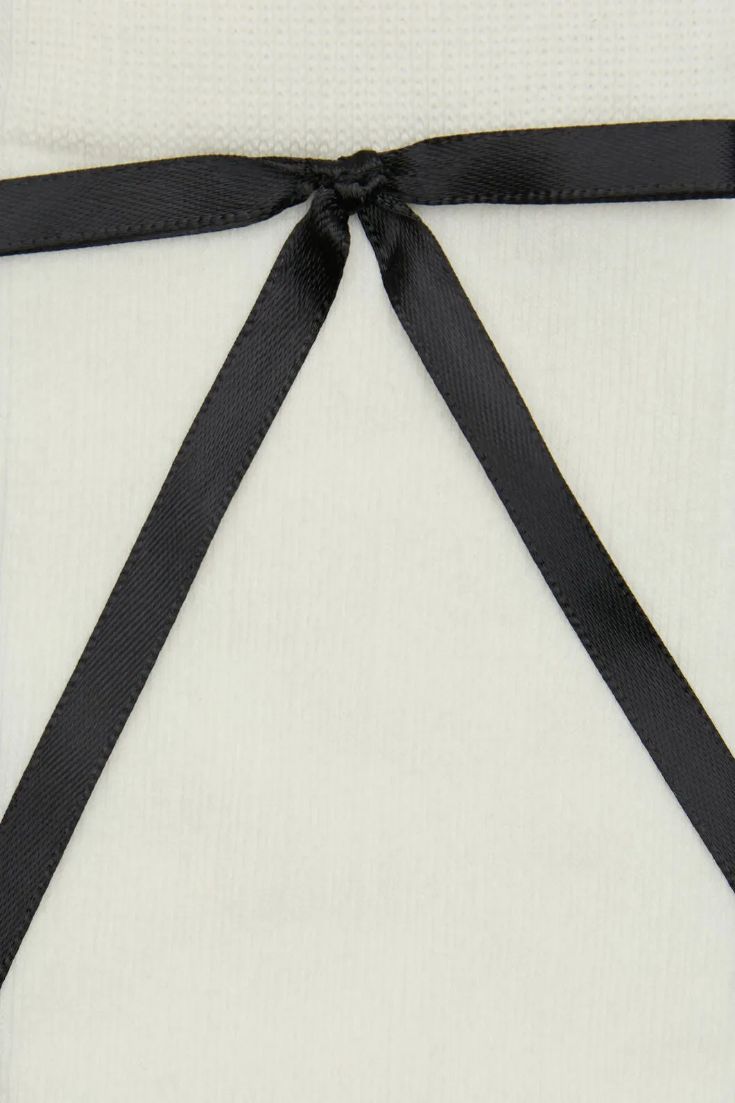 White Knee High Rib Bow Sock sold by Princess Highway product image thumbnail 2