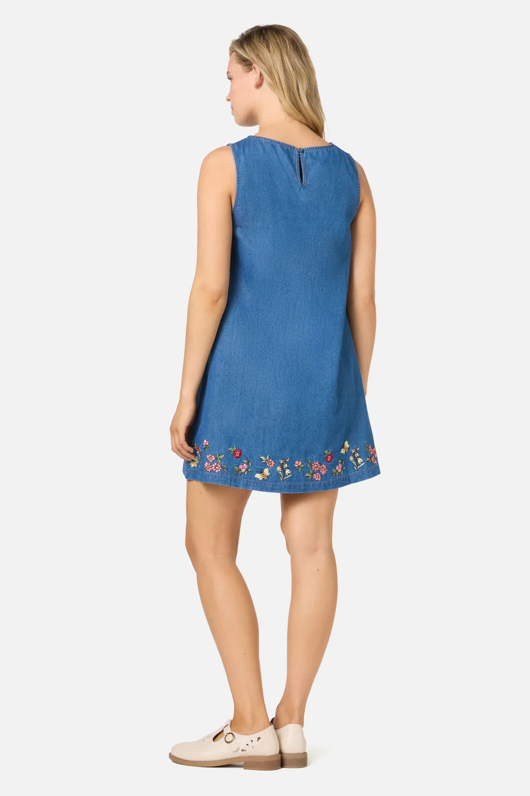 Libby Bee Denim Shift Dress sold by Princess Highway product image thumbnail 3