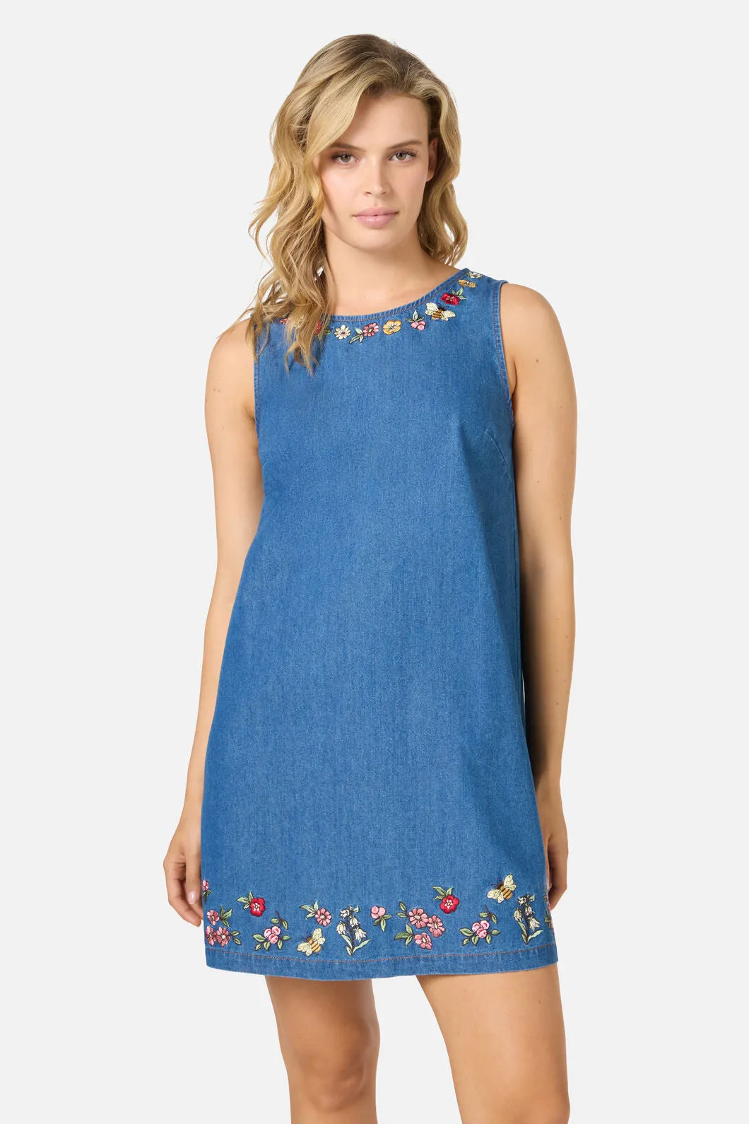 Libby Bee Denim Shift Dress sold by Princess Highway product image thumbnail 4