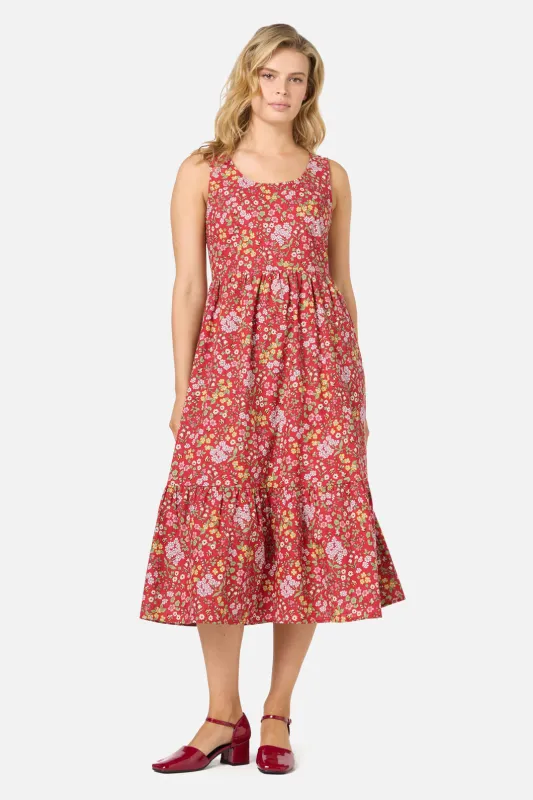 Libby Bee Ditsy Midi Dress sold by Princess Highway