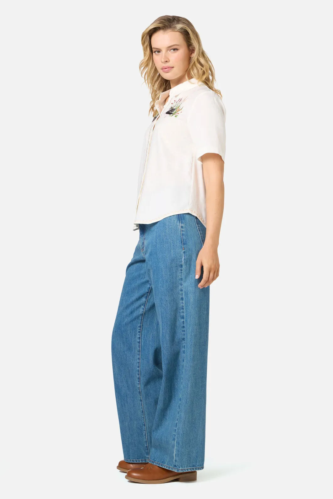 Swan Embroidered Shirt sold by Princess Highway product image thumbnail 3