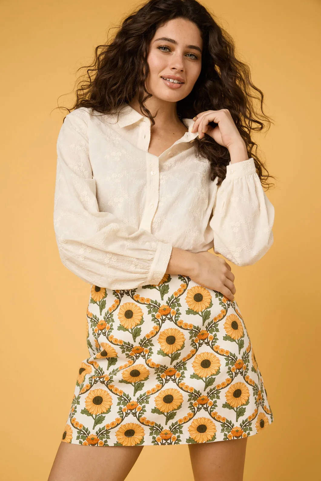 Ada Embroidered Flower Shirt sold by Princess Highway product image thumbnail 2