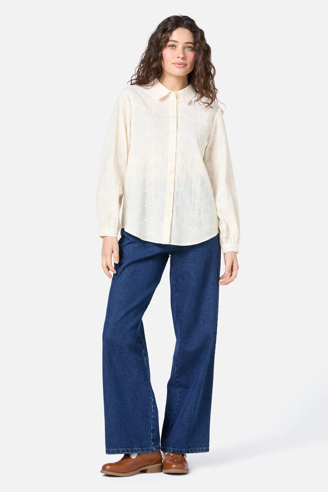 Ada Embroidered Flower Shirt sold by Princess Highway product image thumbnail 4