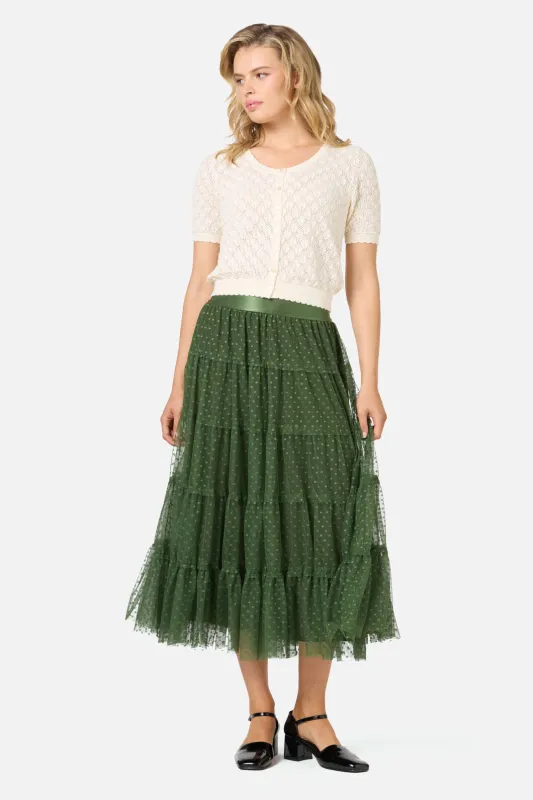 Avery Tulle Midi Skirt made by Princess Highway