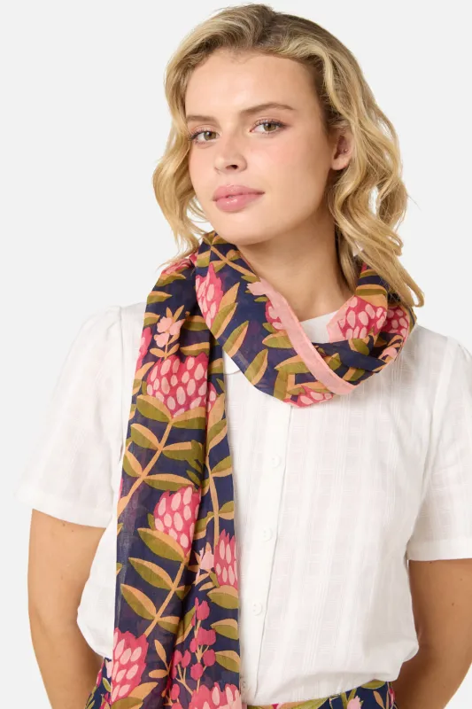 Protea Cotton Scarf sold by Princess Highway