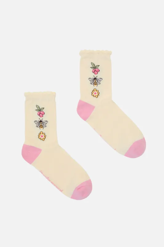 Libby Bee Sock sold by Princess Highway