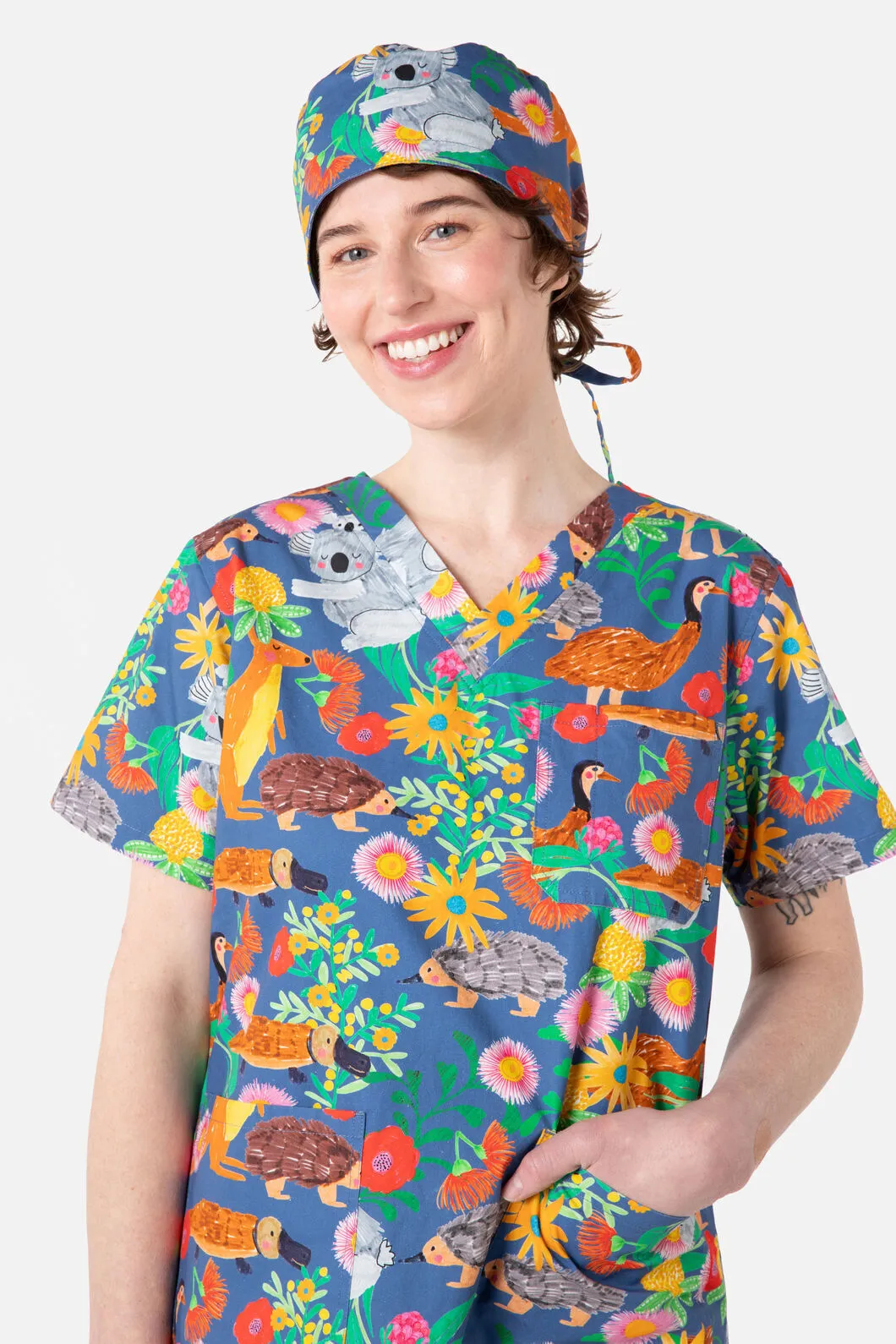 Bush Tapestry Scrub Hat sold by Princess Highway