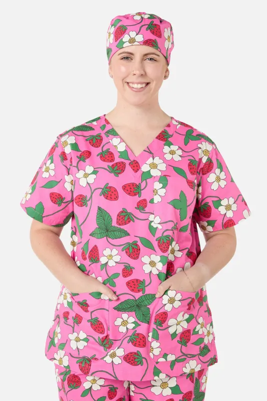 Berry Cute Scrub Hat sold by Princess Highway