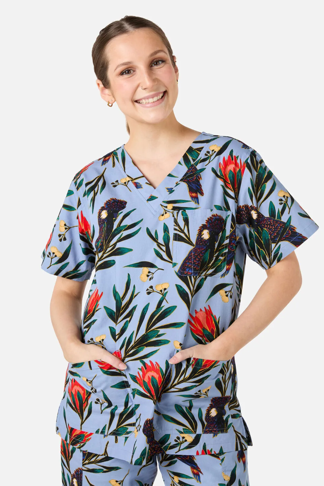 Cockatoo & Protea scrub set sold by Princess Highway product image thumbnail 2