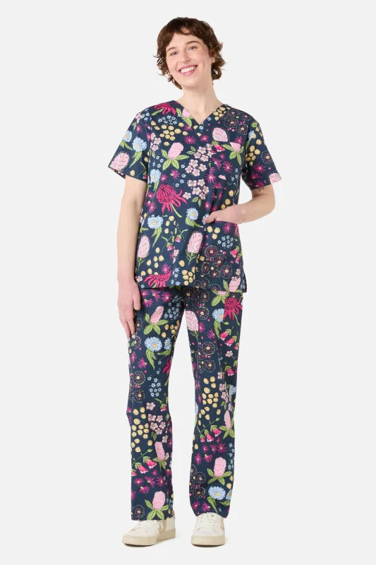 Native Bouquet Scrub Set sold by Princess Highway