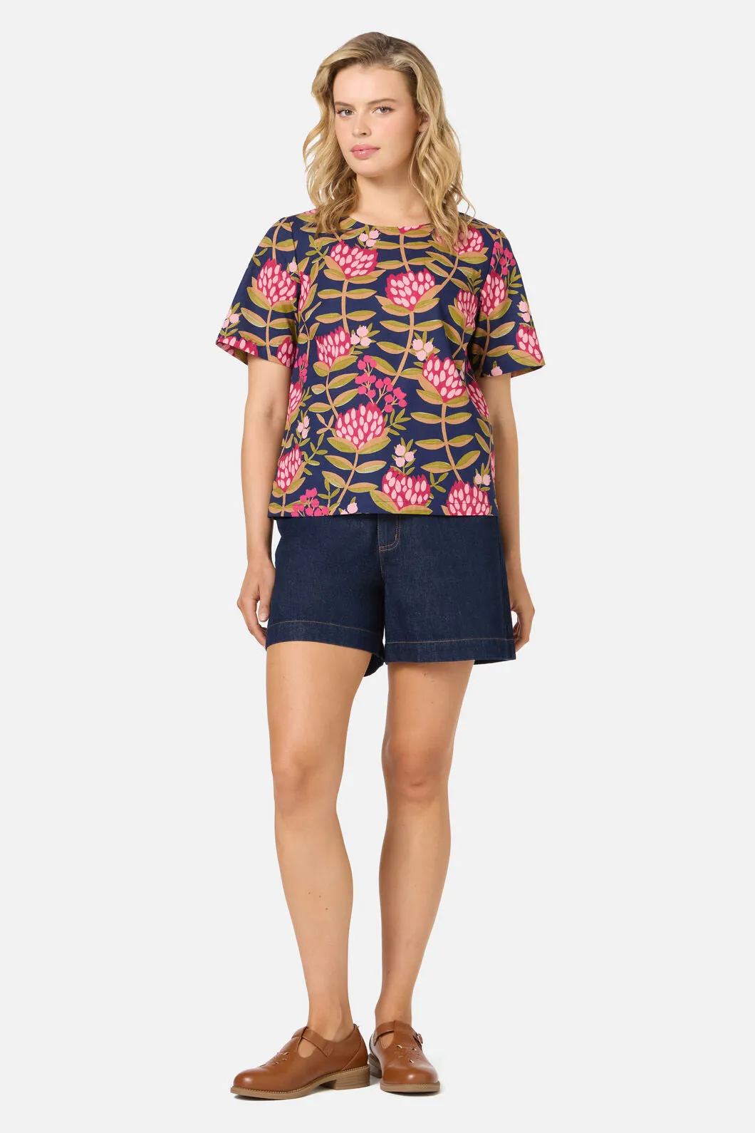 Protea Flower Short Sleeve Top sold by Princess Highway product image thumbnail 2