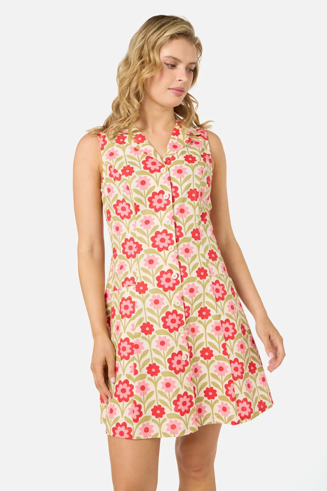 Cleo Geo Mini Collared Dress sold by Princess Highway product image thumbnail 2