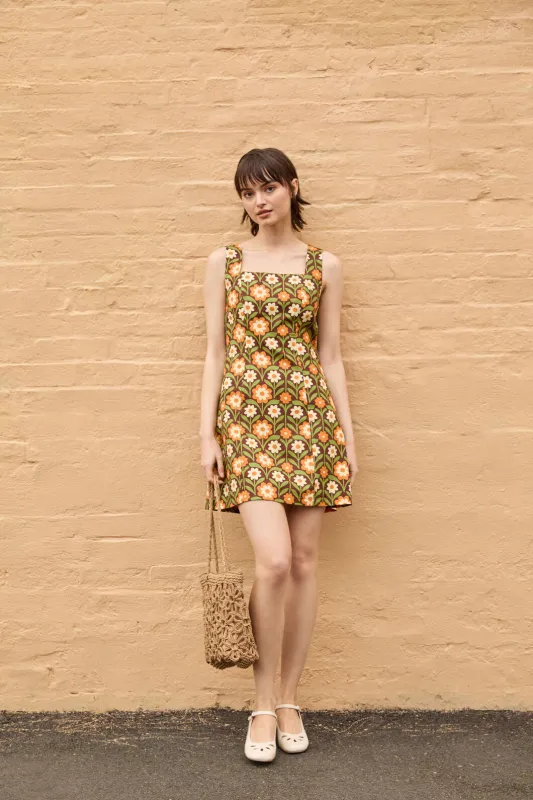 Cleo Geo Mini Shift Dress sold by Princess Highway