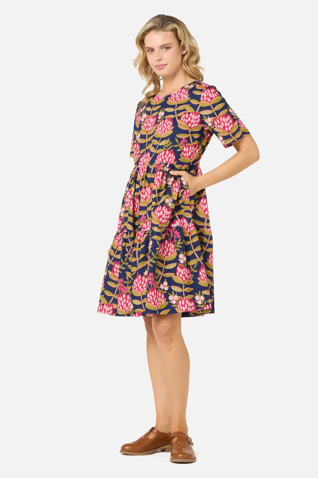 Protea Flower Smock Dress sold by Princess Highway product image thumbnail 3