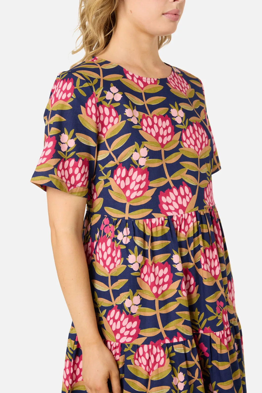 Protea Flower Smock Dress sold by Princess Highway product image thumbnail 5