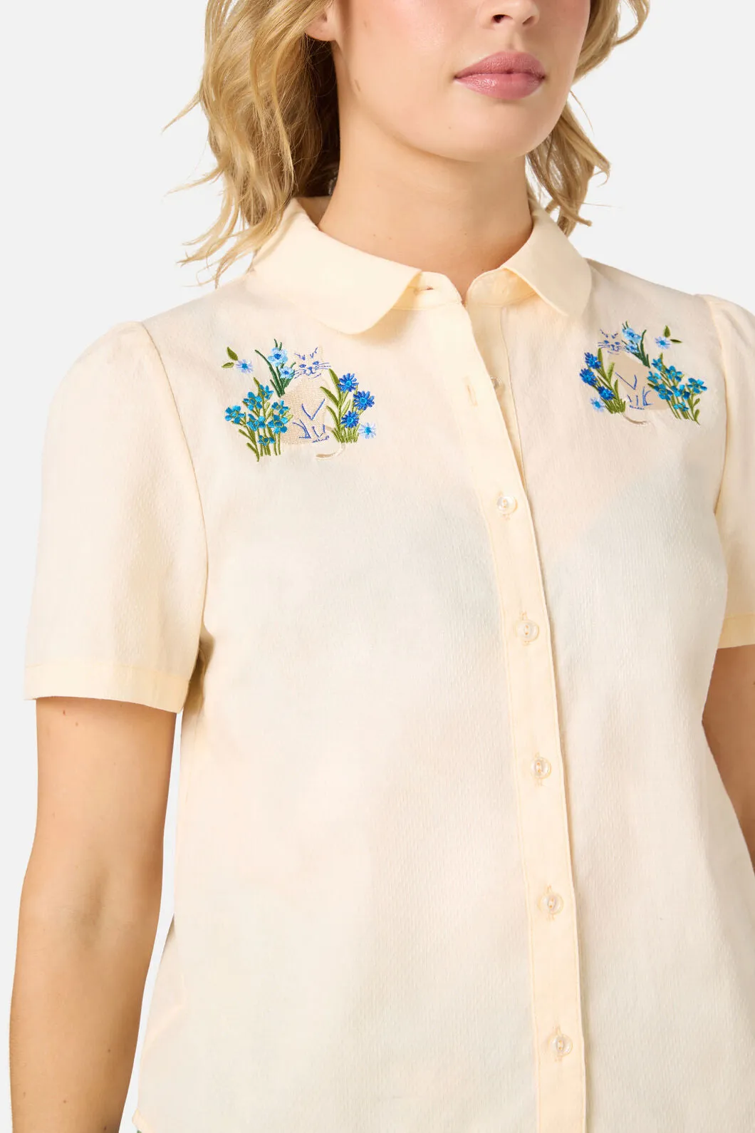 Cat Embroidered Blouse sold by Princess Highway product image thumbnail 5