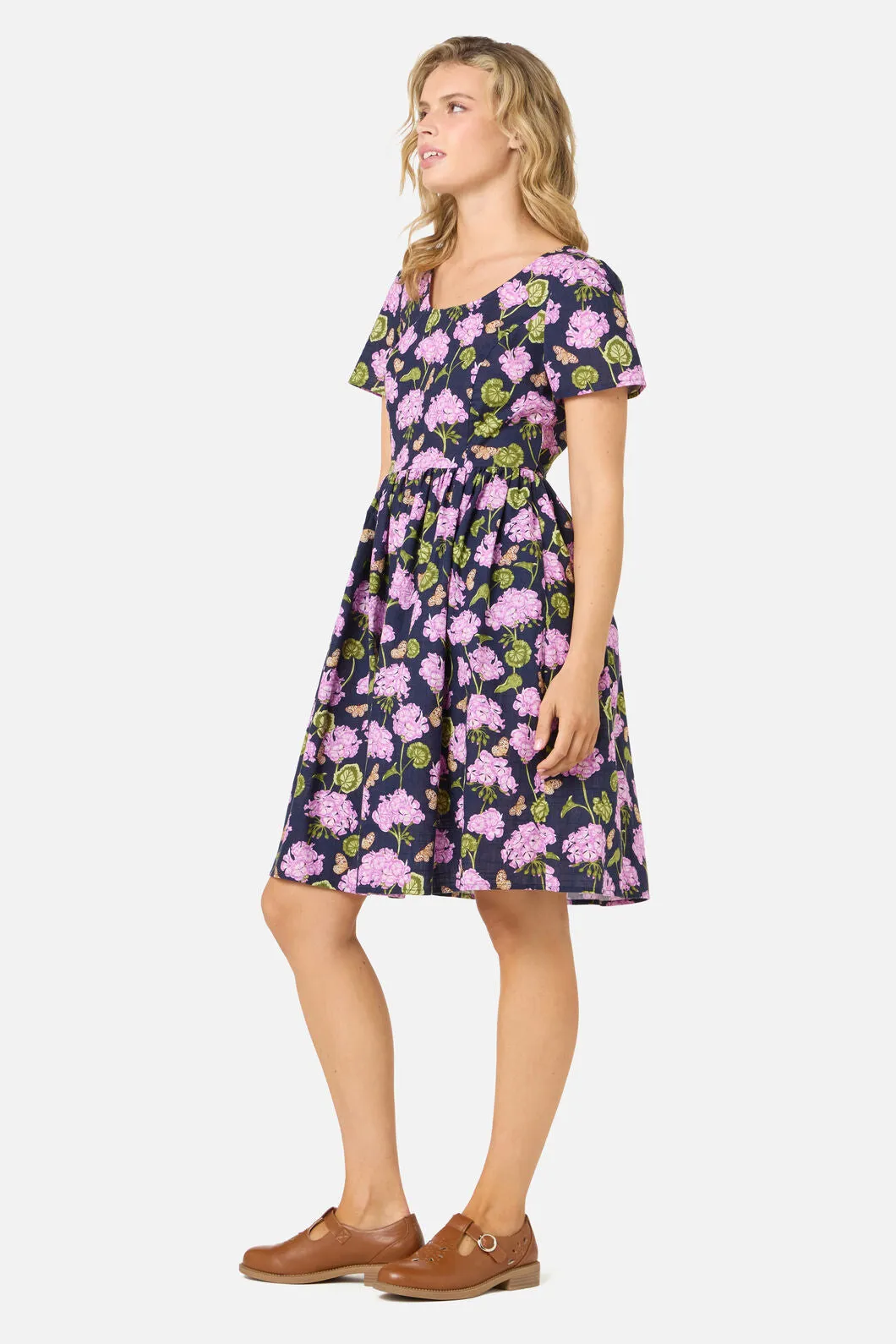 Geranium Flower Mini Dress sold by Princess Highway product image thumbnail 5