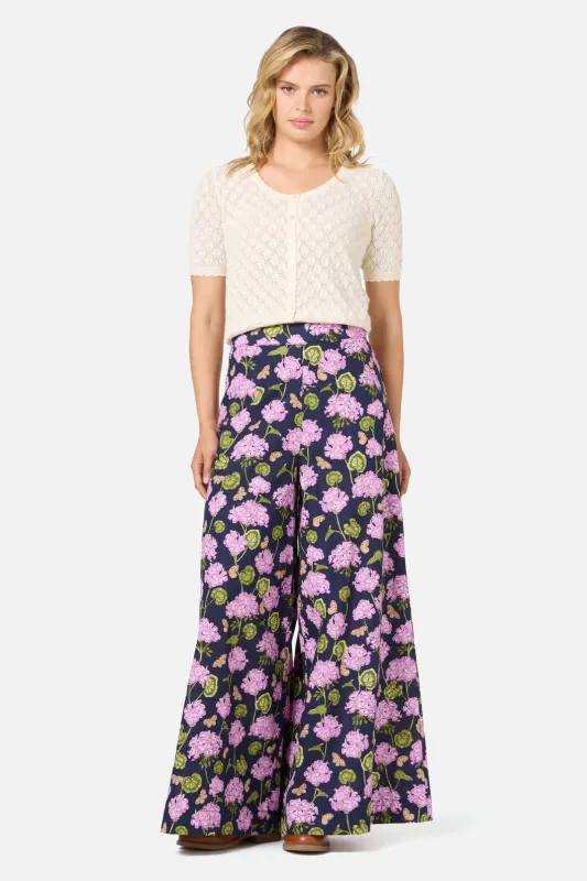 Geranium Flower Wide Leg Pant sold by Princess Highway