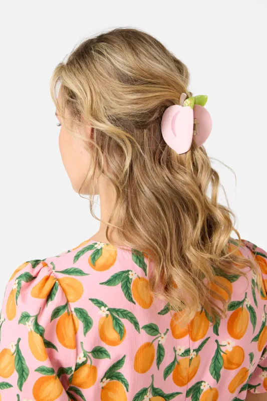 Peach Fruit Claw Clip sold by Princess Highway