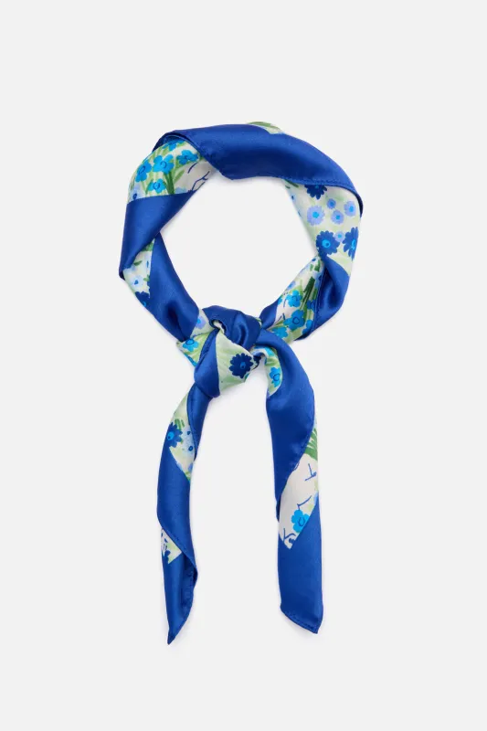 Cat & Flora Satin Scarf sold by Princess Highway