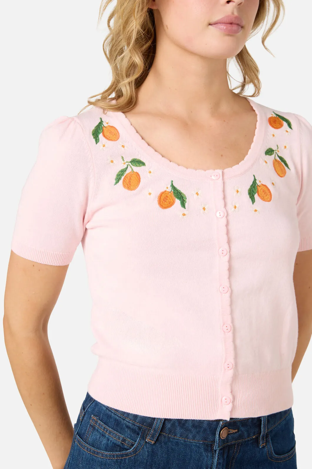 APRICOTS EMBROIDERED CARDIGAN sold by Princess Highway product image thumbnail 5
