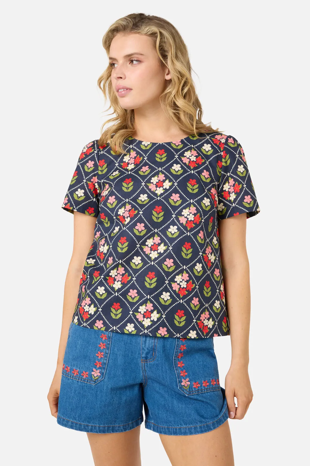 Judy Short Sleeve Top sold by Princess Highway