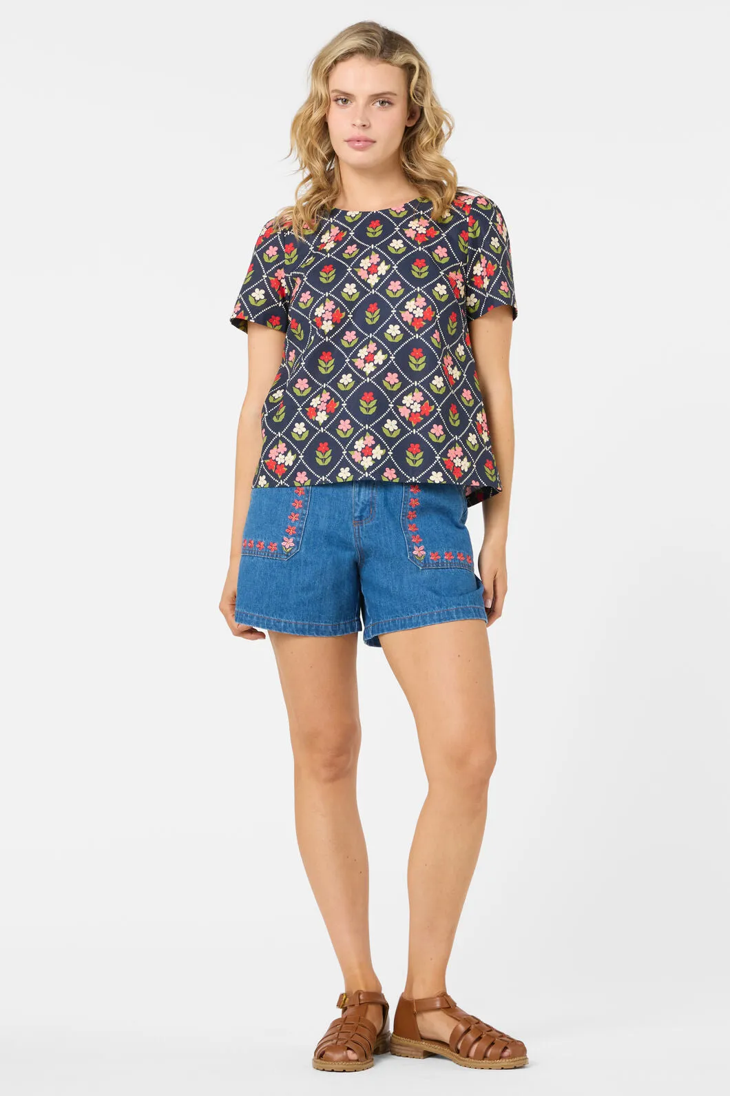 Judy Short Sleeve Top sold by Princess Highway product image thumbnail 2