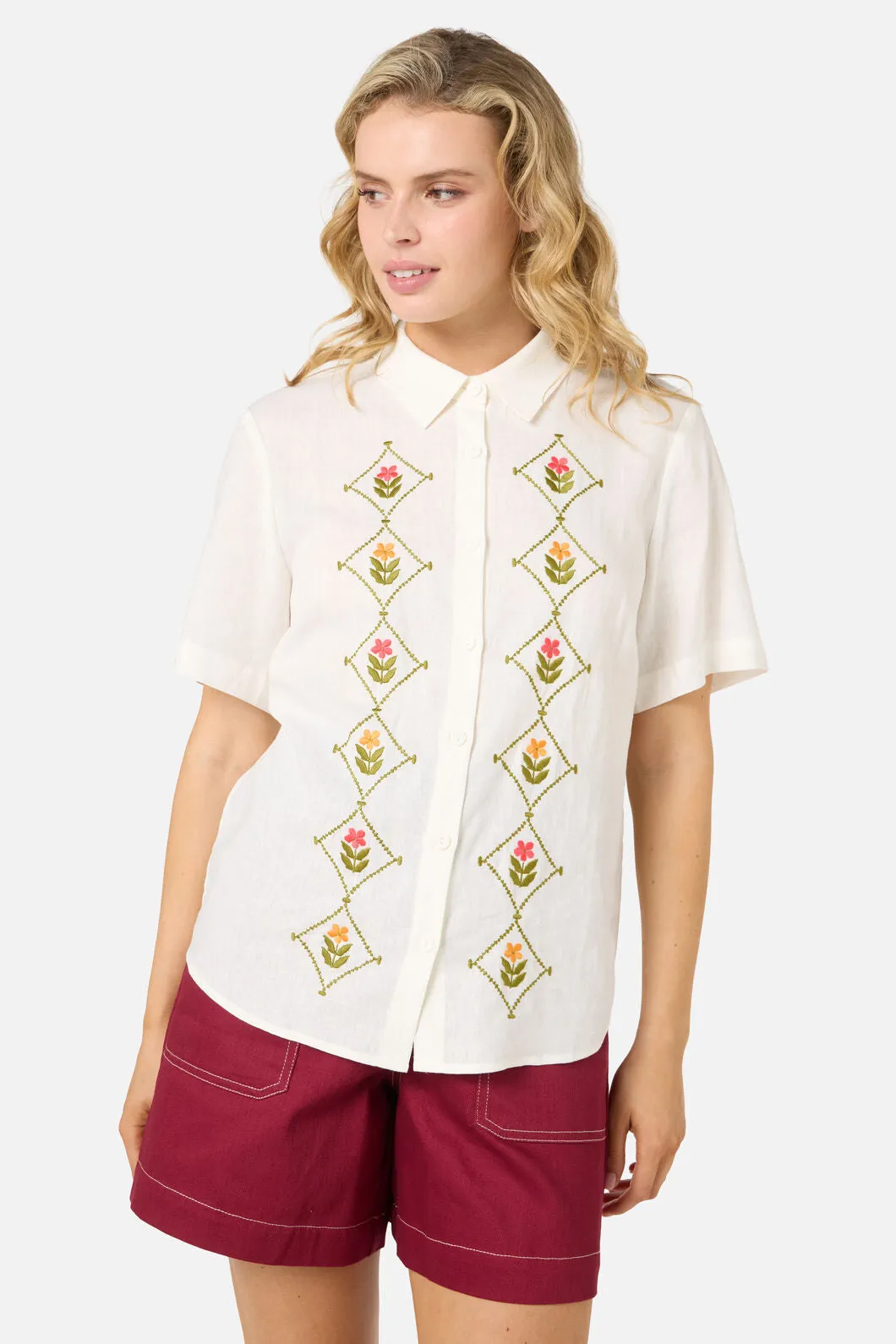 Flower Girl Embroidered Shirt sold by Princess Highway product image thumbnail 4