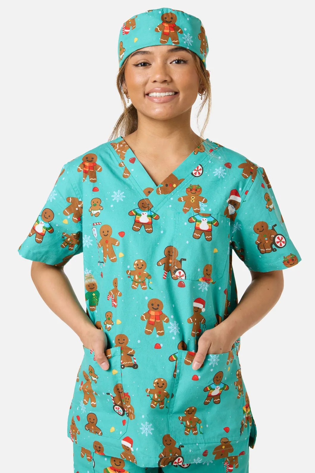 Gingerbread Scrub Hat sold by Princess Highway